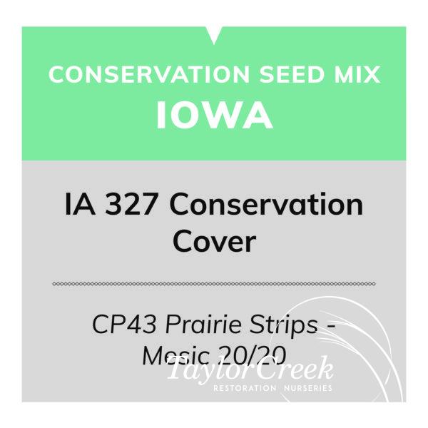 327 Conservation Cover (CP43 Prairie Strips - Mesic 20/20)
