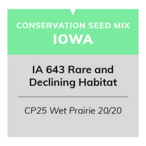 IA 643 Rare and Declining Habitat (CP25 Wet Prairie 20/20)