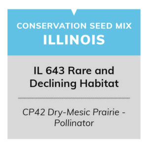 IL 643 Rare and Declining Habitat (CP42 Dry-Mesic Prairie - Pollinator 10/10)