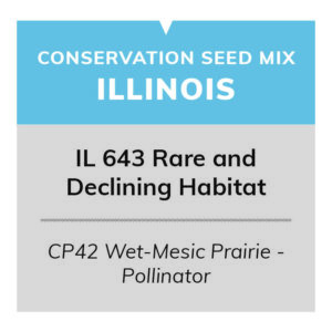 IL 643 Rare and Declining Habitat (CP42 Wet-Mesic Prairie - Pollinator 10/10)
