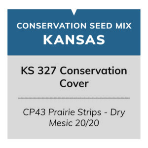 KS 327 Conservation Cover (CP43 Prairie Strips - Dry Mesic 20/20)