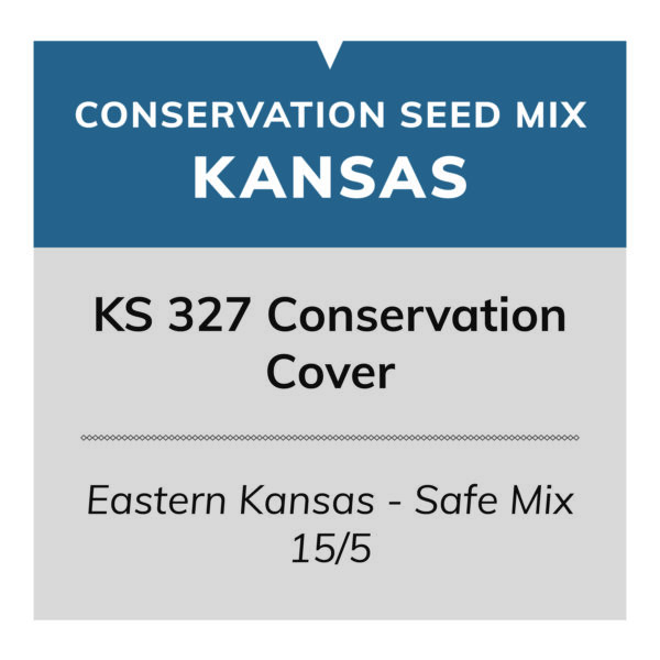 KS 327 Conservation Cover (Eastern Kansas - Safe Mix 15/5)