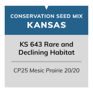 KS 643 Rare and Declining Habitat (CP25 Mesic Prairie 20/20)