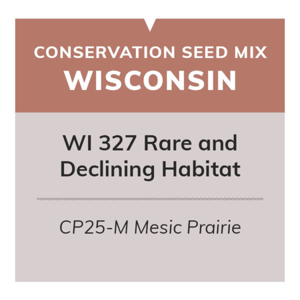WI 327 Rare and Declining Habitat: CP25-M Mesic Prairie