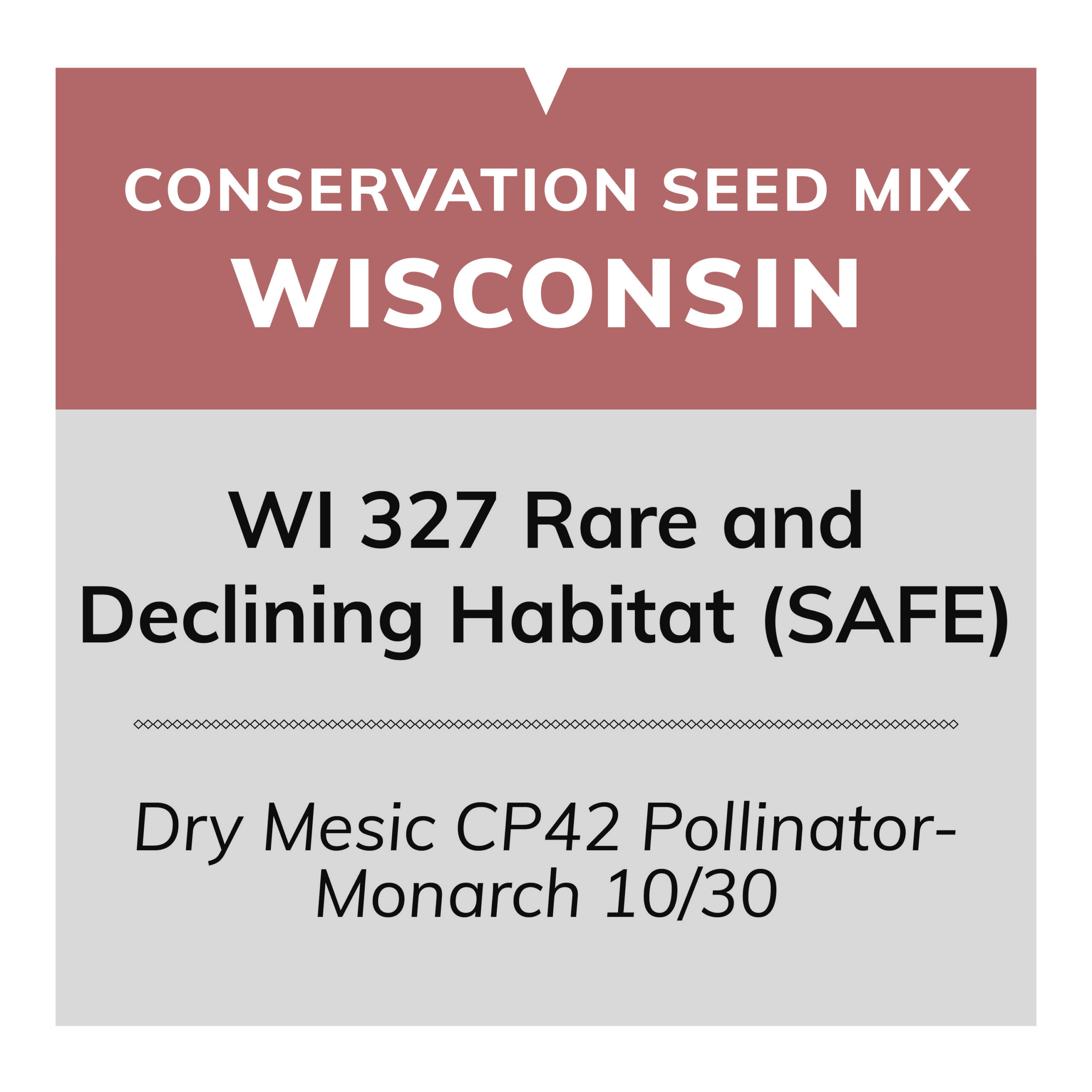 Wi 327 Rare And Declining Habitat Safe Dry Mesic Cp42 Pollinator