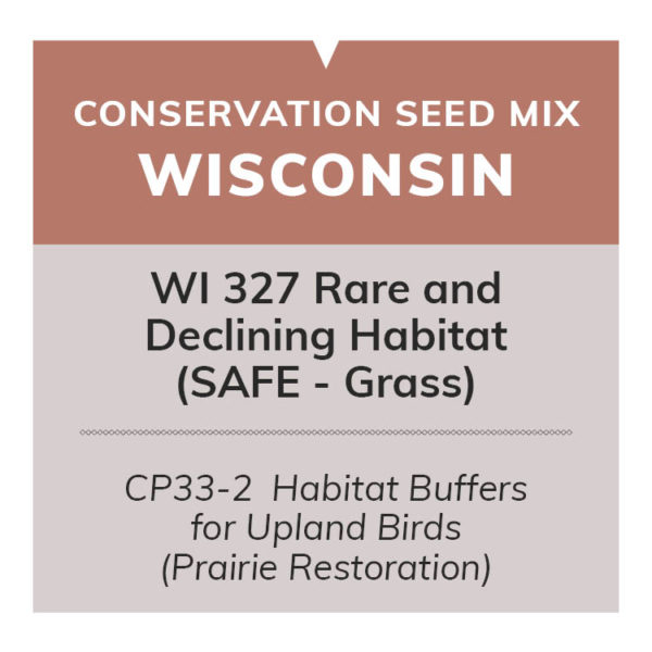 WI 327 Rare and Declining Habitat (SAFE - Grass): CP33-2  Habitat Buffers for Upland Birds (Prairie Restoration)